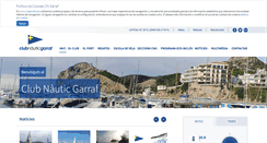 Desktop Screenshot of clubnauticgarraf.com